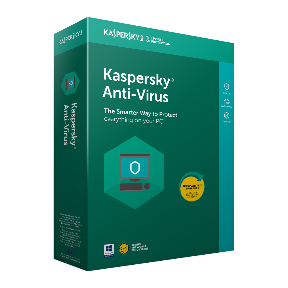 Kaspersky Anti–Virus (1 metams)