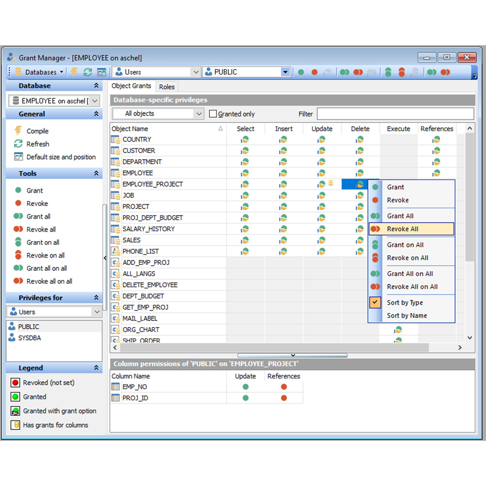 EMS SQL Management Studio for InterBase/Firebird Business