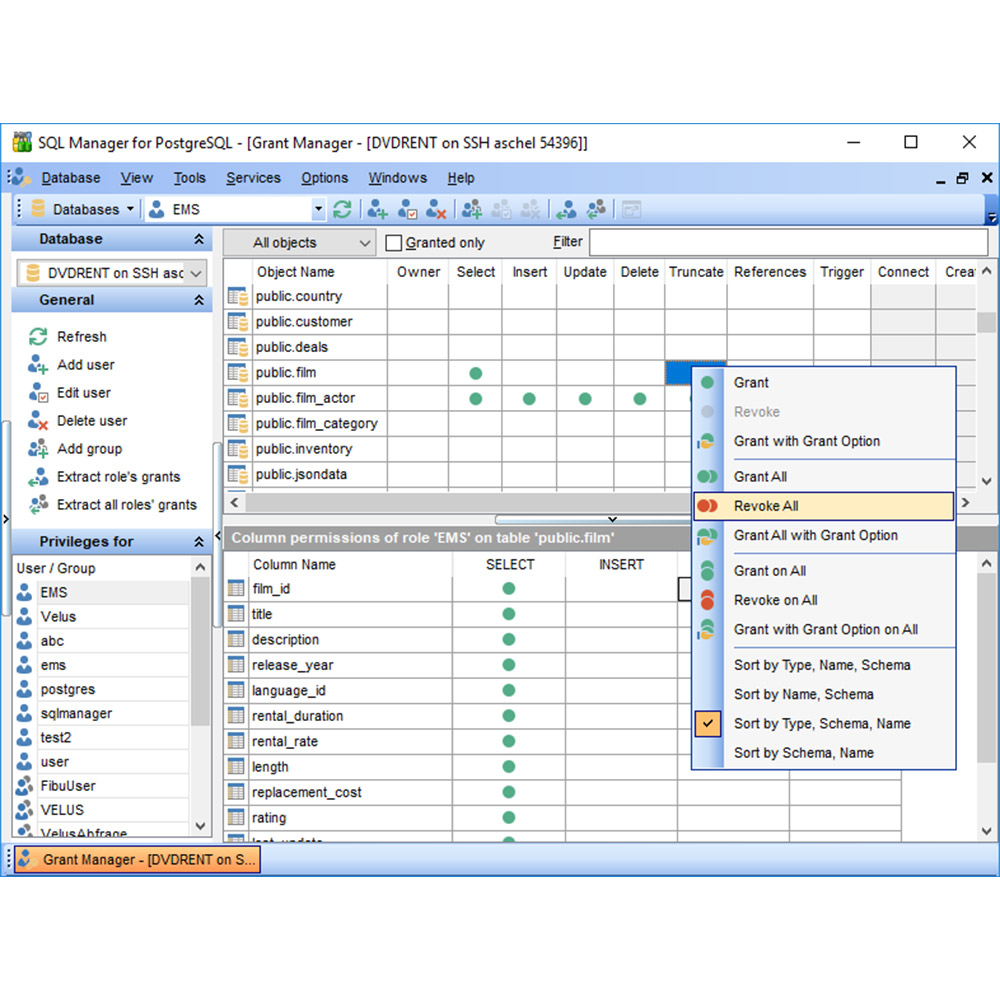 EMS SQL Management Studio for PostgreSQL Business EMS SQL Management Studio for PostgreSQL Business
