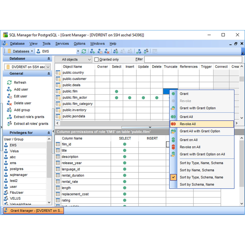 EMS SQL Management Studio for PostgreSQL Business